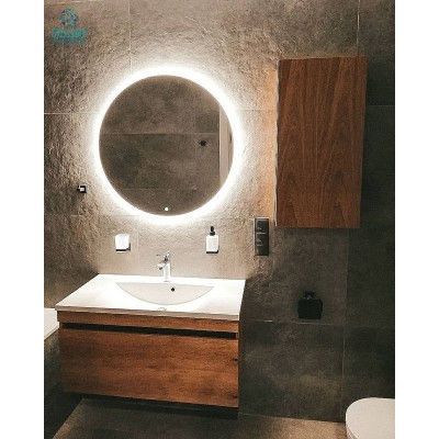 ЗЕРКАЛО FANCY MARBLE SAMEDI 75 СМ C ПОДСВЕТКОЙ С СЕНСОРОМ , фото 1